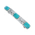 Navajo Sterling Silver Turquoise Hair Barrette XS10034
